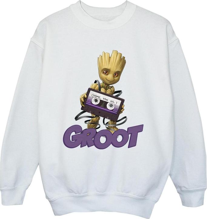 Actual product image Guardians of the Galaxy Boys Groot Casette Sweatshirt (140, 146)