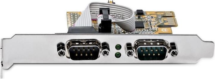 Immagine prodotto StarTech Scheda di interfaccia seriale PCI Express a 2 porte COM Scheda seriale da PCIe a RS232 K