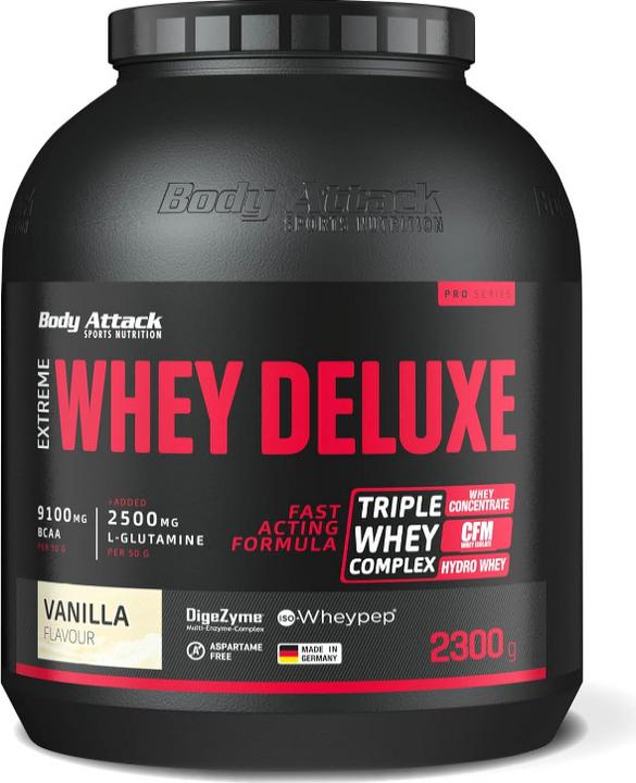 Immagine prodotto Body Attack Extreme Whey Deluxe (Vaniglia, 1 pz., 2300 g)