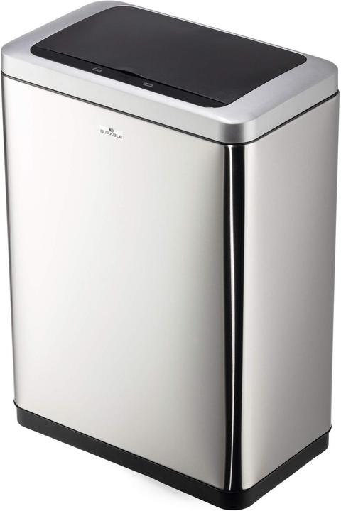 Actual product image Durable Sensor waste bin NO TOUCH DUO 2x20l silver (40 l)
