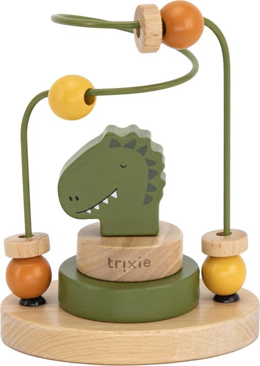 Actual product image Trixie Baby Wooden motor skills loop dino