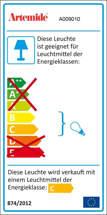 Energie-Label Artemide Tizio (GY6.35)