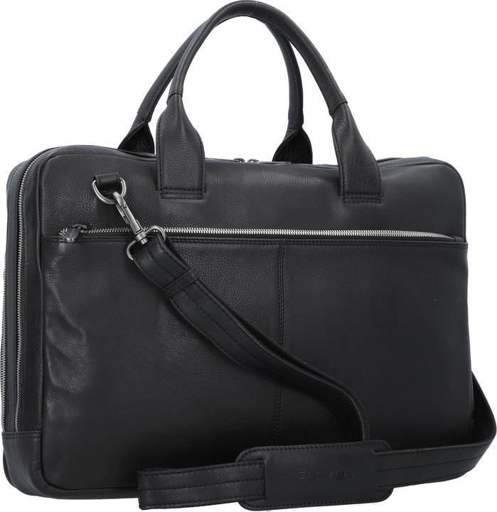 Actual product image Plevier Vintage Larry Aktentasche Leder 40 cm Laptopfach (17.32")