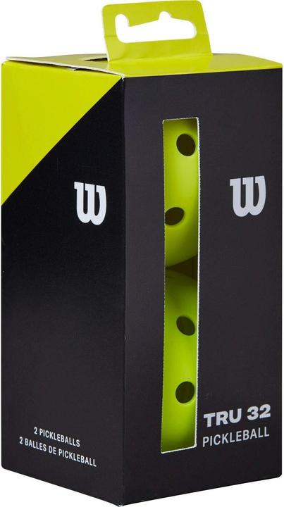 Wilson Pickleball Bälle Tru 32 2er-Pack, Gelb