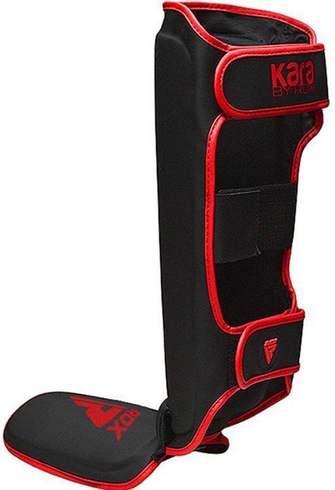 Actual product image Rdx Shin Instep F6 Matte Red-XL (XL)