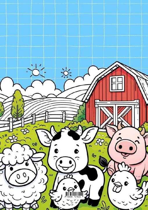 Produktbild Bauernhof Malbuch für Kinder ab 3 Jahre Kinderbuch