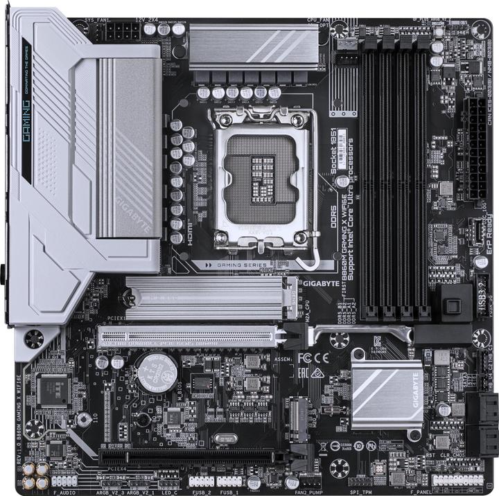 Produktbild Gigabyte MB GBT Intel 1851 B860M GAMING X WIFI6E (Socket S1, Intel B860, mATX)
