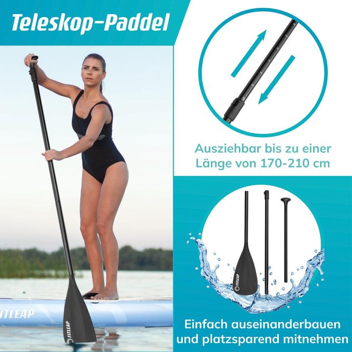 Produktbild Fitleap Premium Stand Up Paddle Board aufblasbar - SUP Board Set (10'5")