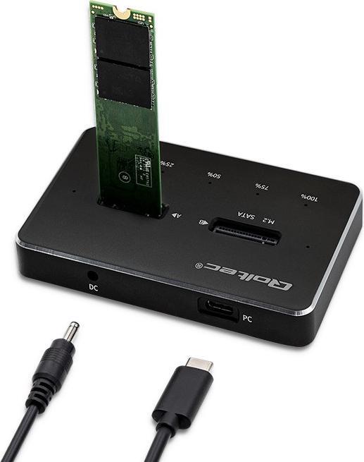 Immagine prodotto Qoltec 50310 Docking station per unità (M.2 2280, M.2 22110, M.2 2230, M.2 2260, M.2 2242)