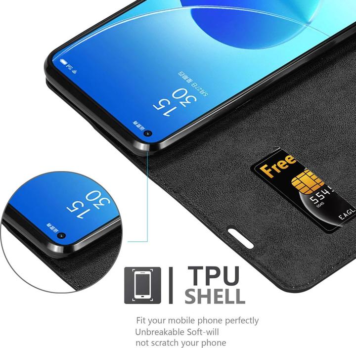 Produktbild Cadorabo Book Invis. Magnet Hülle (Oppo Reno 6 5G)
