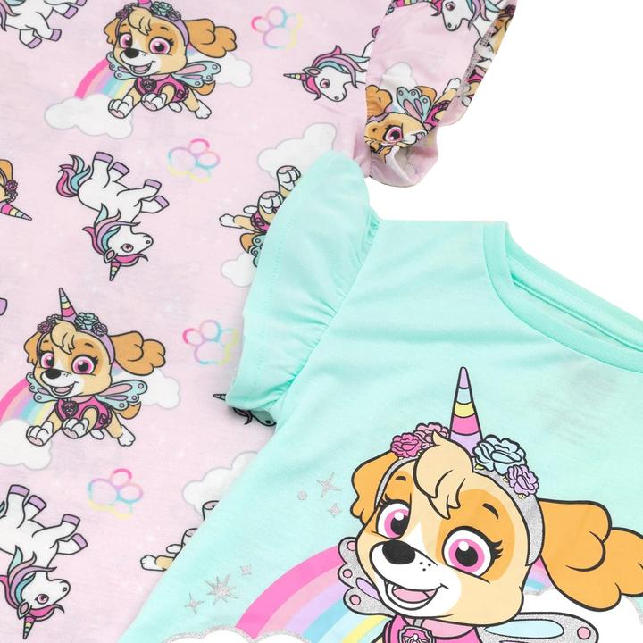 Produktbild Paw Patrol Girls Skye Unicorn Nightie (Pack of 2) (116)
