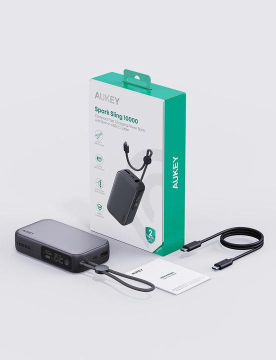Produktbild Aukey Spark Sling (10000 mAh, 30 W, 37 Wh)