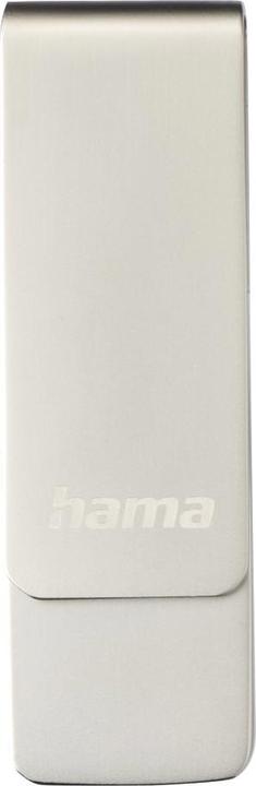 Immagine prodotto Hama Chiavetta USB Rotate Pro, USB 3.0, 128GB, 90MB/s, argento (128 GB, USB 3.0)