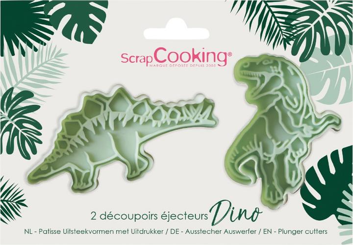 Image du produit ScrapCooking Lot de 2 emporte-pièces Dino