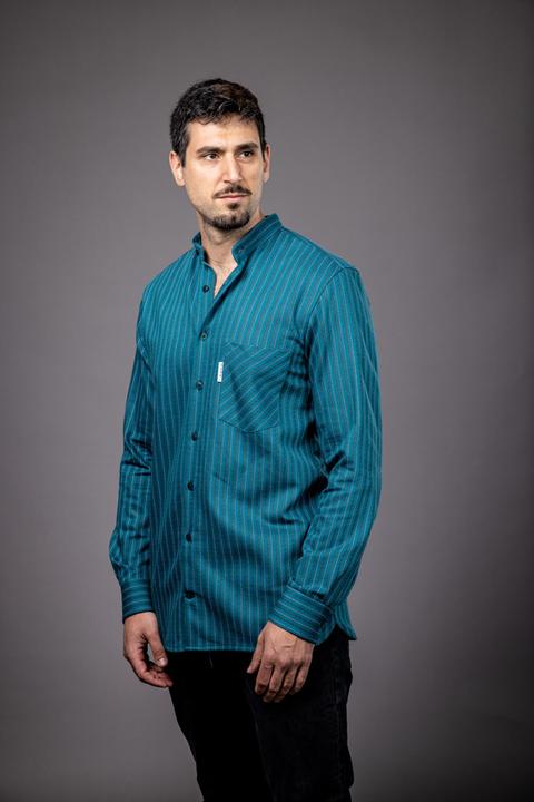Immagine prodotto Jenni Hemden Bauernhemd mit Stehkragen (3XL)