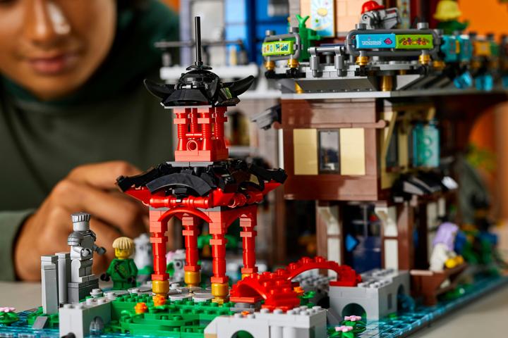 Actual product image LEGO Die Gärten von NINJAGO City (71741, LEGO Ninjago, LEGO Rare Sets)