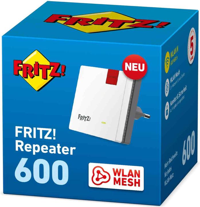 Productafbeelding AVM FRITZ!Repeater 600 (600 Mbit/s)
