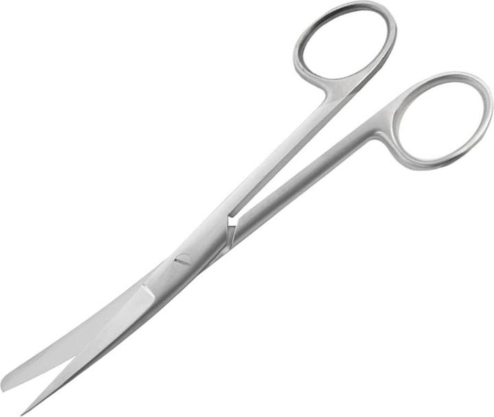 Star Piercing Schere Spitz/Stumpf gebogen (ohne Messing, Chirurgenstahl 316L)