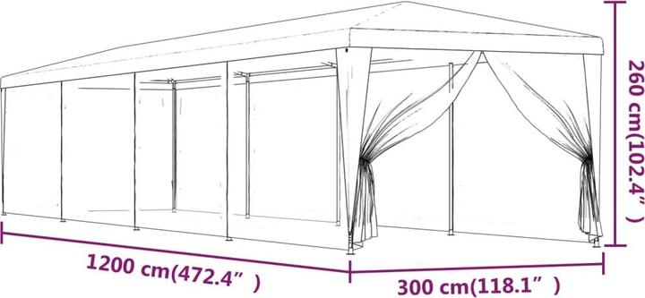 Immagine prodotto VidaXL Desirae (250 cm, 250 cm)