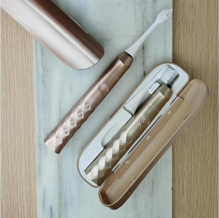 Actual product image Ailoria Shine Bright Gold Sonic Toothbrush (Sonic toothbrush)