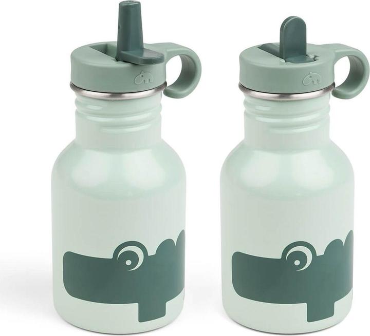 Produktbild Done by Deer Trinklernbecher & Trinklernflaschen Edelstahl-Trinkflasche mit Strohhalm 350 (350 ml)