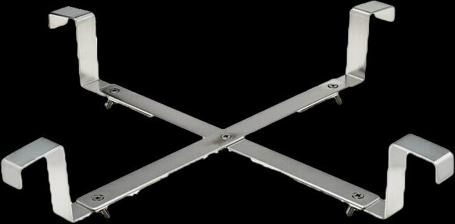 Produktbild BBQ Master Lavastein rund mit Halterung XXL Pro