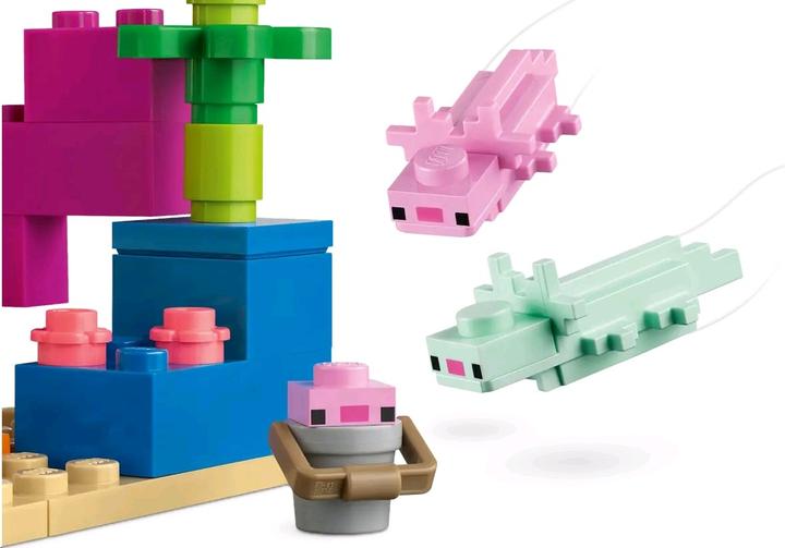 Actual product image LEGO The Axolotl House (21247, LEGO Minecraft)