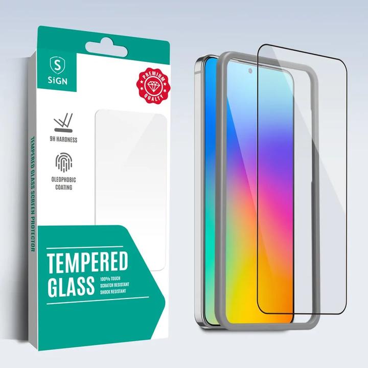 Produktbild SIGN Full Cover Screen Protector for Samsung Galaxy S24 Plus with Mounting Frame (Samsung Galaxy S24+)