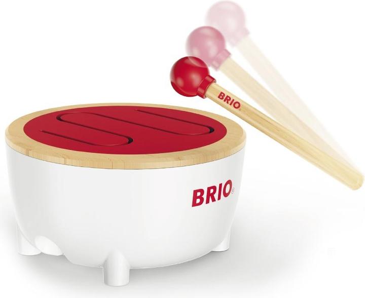 Produktbild Brio Holz Musikinstrument Trommel (Deutsch, Französisch, Italienisch, Englisch)