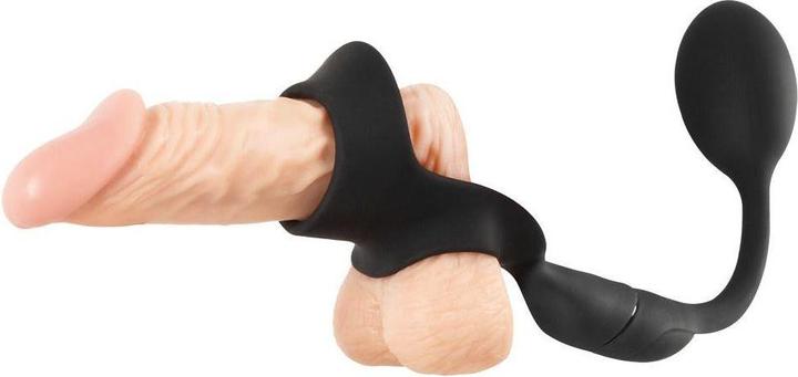 Produktbild Rebel Cock ring with RC butt plug (3.50 cm)