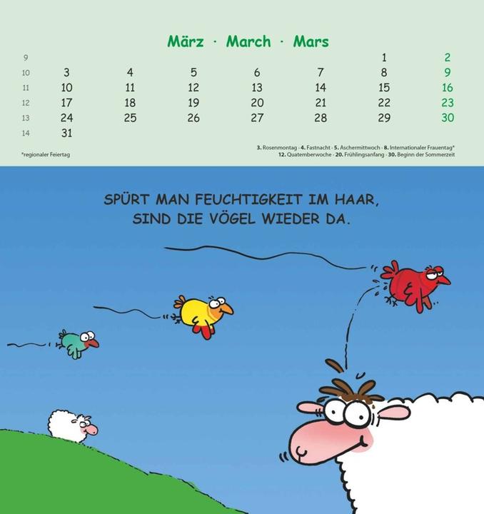 Produktbild Alpha Edition Bauernregeln 2025 Postkartenkalender, 16x17cm, Kalender mit Postkarten zum (16 x 17 cm, Harter Einband, Deutsch)
