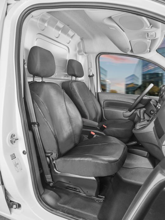 Actual product image Walser Seat covers for Ford Transit Courier two single seats front leatherette BJ 2014 - today