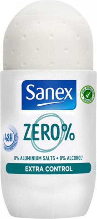 Sanex Zero Extra Control Deodorant Roll On 50ml (Roll-on, 50 ml)