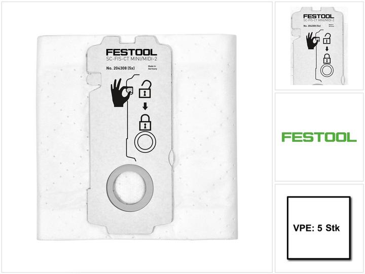 Produktbild Festool Selfclean Filtersack SC-FIS-CT MINI/MIDI-2/5/CT15