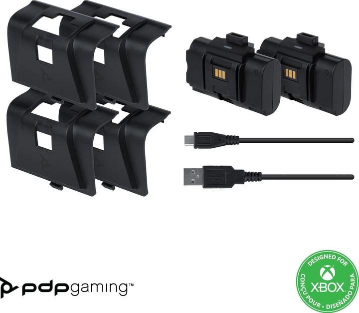 Image du produit PDP Kit "Jouer et charger (Xbox Series X, Xbox One X, Xbox One S, Xbox Series S)
