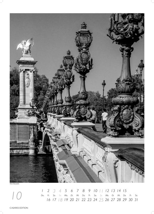Immagine prodotto Paris schwarz-weiss 2026 S 29x21cm (Nessuna rilegatura, Tedesco)