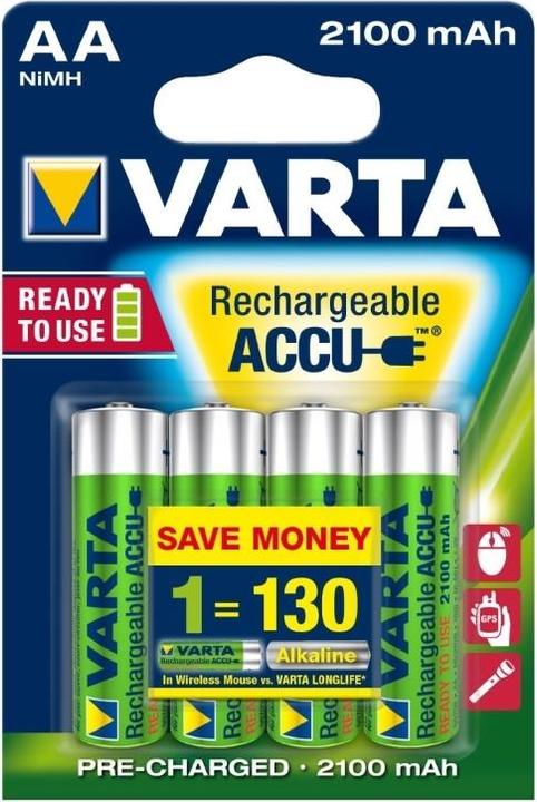 Actual product image Varta Recharge Accu Power (4 pcs., AAA, 1000 mAh)