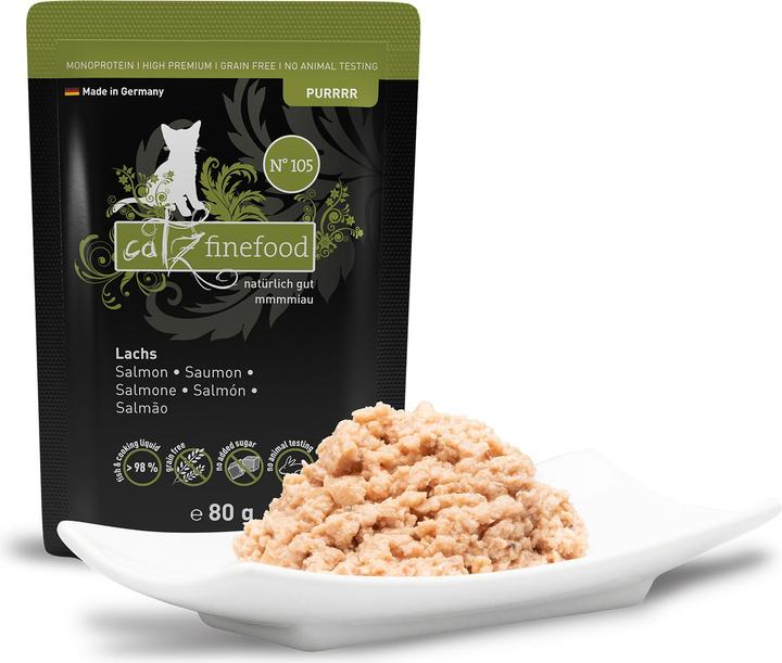 Immagine prodotto Catz Finefood Purrrr No.105 Salmone (Adulto, 1 pz., 80 g)