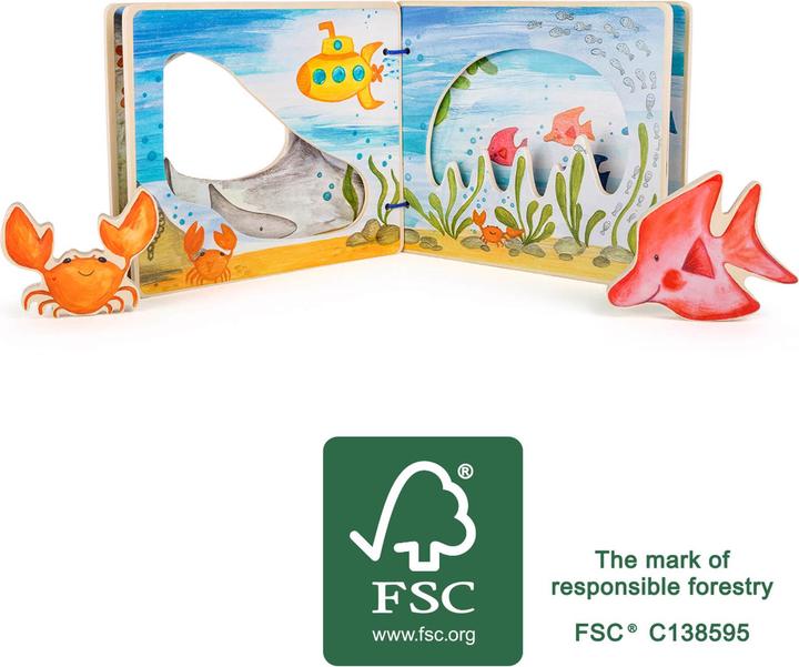 Actual product image small foot Picture book underwater world (German)