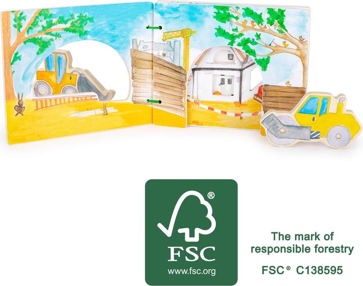 Image du produit small foot Livre d'images sur le chantier (Allemand)