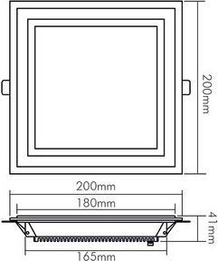 Produktbild Nobile LED-Paneelleuchte 14W 3000-5700K 1300lm 1561560547 (1350 lm)