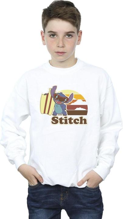 Actual product image Disney Boys Lilo And Stitch Bitten Surfboard Sweatshirt (140, 146)
