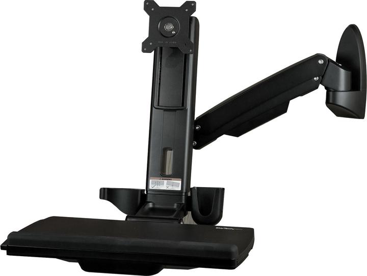 Actual product image StarTech Wall mount sit/stand workstation - 1 monitor up to 60.96cm 24inch - VESA - Height adjustable... (Wall, 24")
