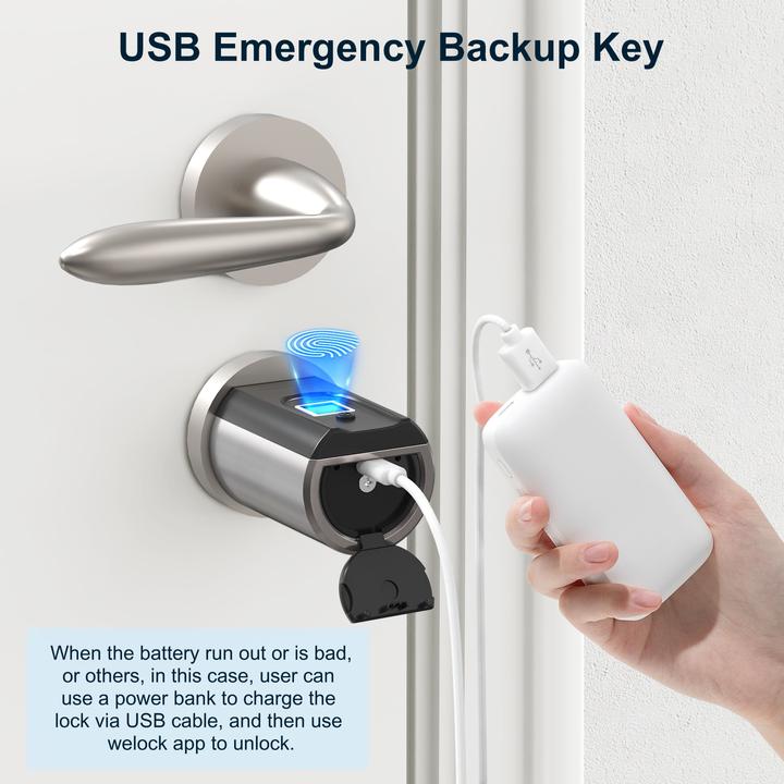 Produktbild Welock SECBN51 (Bluetooth, Smartphone, Schlüsselkarte, Fingerabdruck)