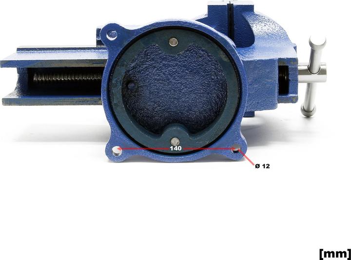 Produktbild Wiltec Schraubstock Heavy Duty 150mm Klemmbacke Amboss Werkbank HD Spannwerkzeug