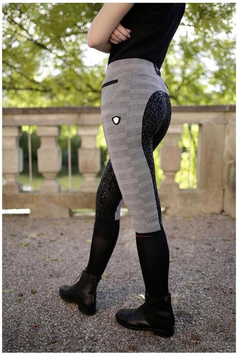 Actual product image Covalliero Riding leggings Superba Glencheck check (42)