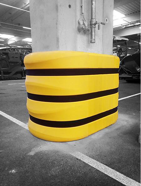 Immagine prodotto Boplan Estensione per protezione per colonne, altezza 1100 mm, giallo, per dimensioni