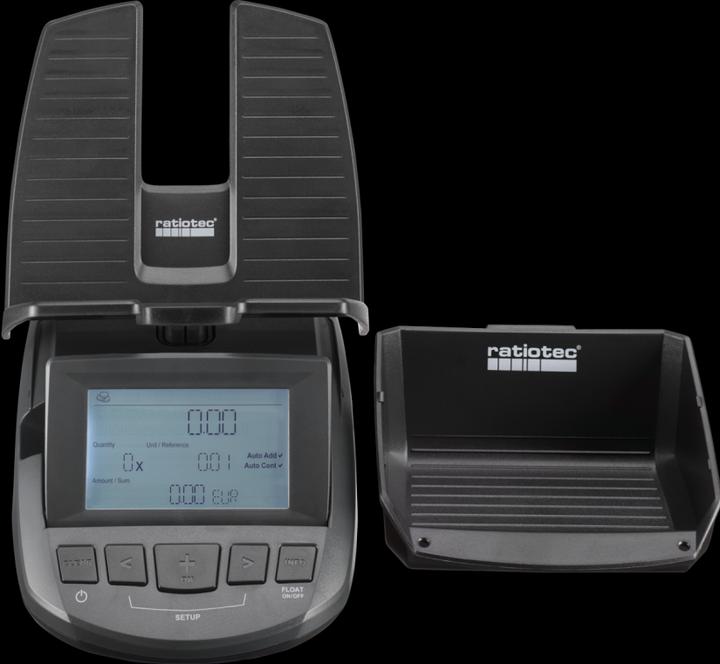 Produktbild ratiotec Geldwaage RS 2000 (Made in Germany) (Geldscheinzähler, Münzzähler)