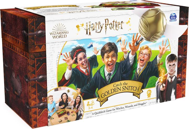 Image du produit Spin Master Harry Potter, La course au Vif d'or, Jeu de plateau de Quidditch pour sorciers, sorcières et Moldus