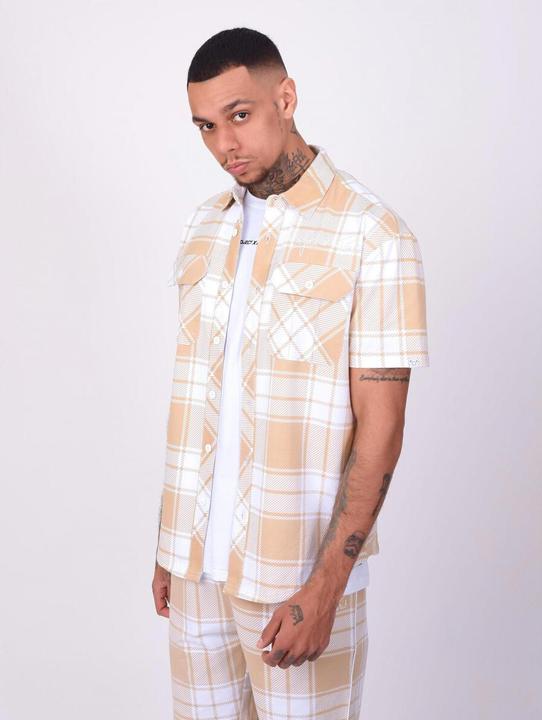 Actual product image Project X Paris hort leeve checkered hirt project x pari (S)